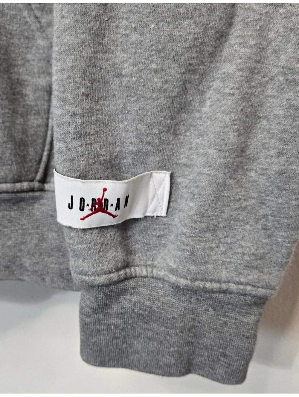 Jordan Brand Hoodie Mens Small Gray Gold 23 Jumpman Pullover Sweatshirt